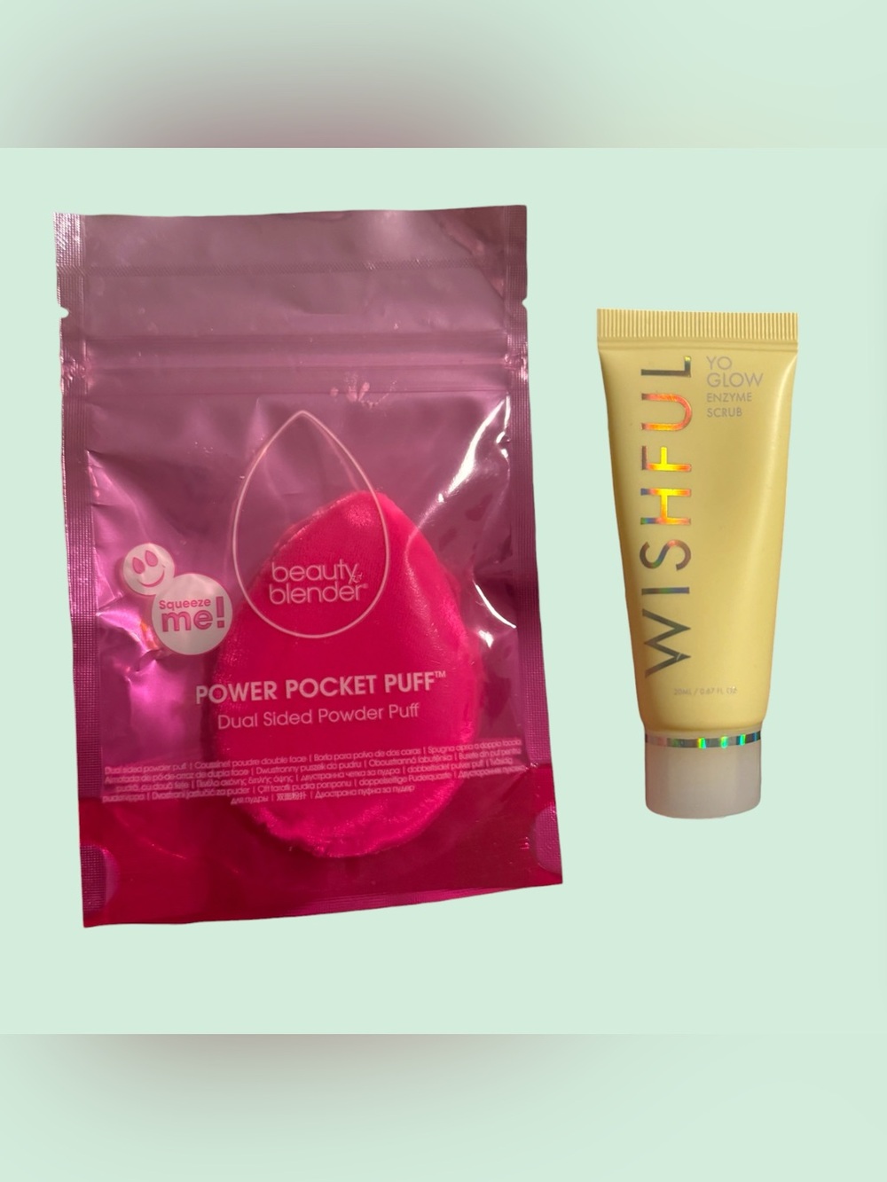 💕 2 for $40 💕 Beauty Blender Power Pocket Puff + Wishful Enzyme Scrub